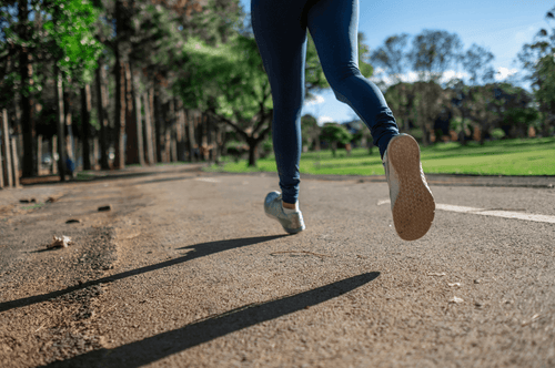 At home, keeping healthy with Chloe