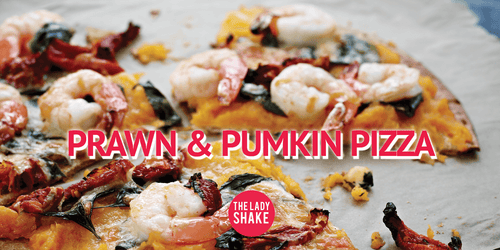 Prawn and Pumpkin Pizza