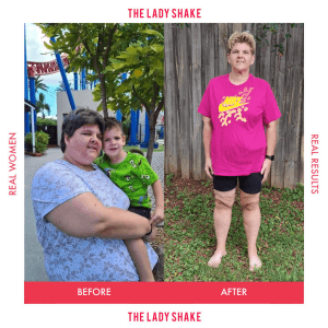 Selina lost 60kg!