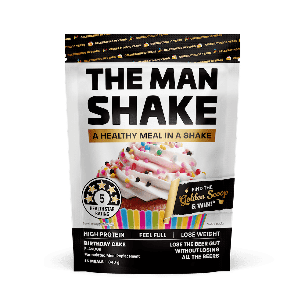 The Man Shake Birthday Cake