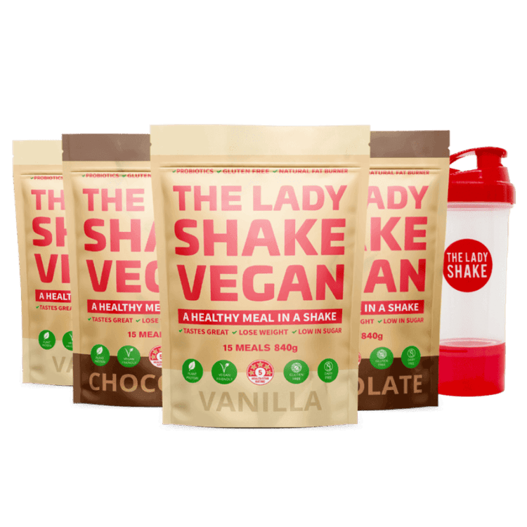 The Lady Shake Vegan with Shaker Buy 3 Get 1 Free