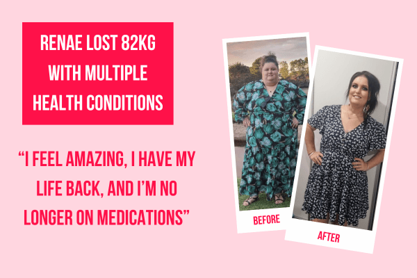 Renae Lost 82kg With The Lady Shake